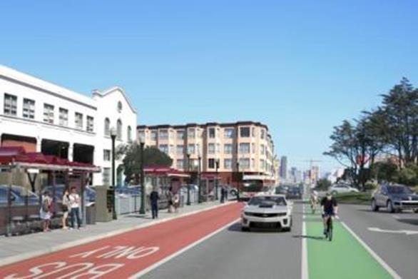 Improved pedestrian environment Complete street &