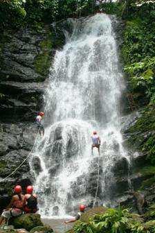 Waterfall Climbing and Rope Course Adventure Here is an activity for the adrenaline seekers.