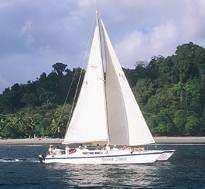 Catamaran Tour Dolphin Watch Aboard one of several first rate catamarans, we offer your choice of a morning or a sunset sail into the Manuel Antonio Marine Preserve. (Sunset Sail is seasonal: Nov.