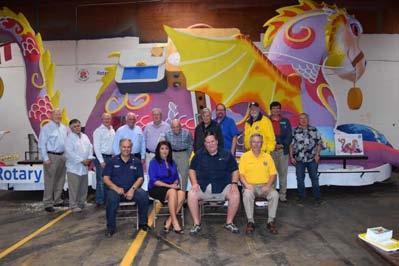 This first Tournament of Roses experience lead to the formation of the Rotary Rose Parade Float Committee which now receives contributions each year from eight Rotary Districts and an additional 700