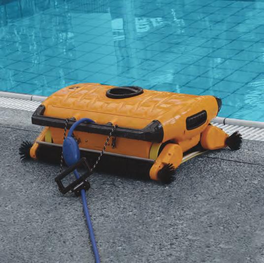 Premium Aquatic The Dolphin Wave 300 XL is a top-of-the-line robotic cleaner for commercial pools of any shape or type, up to 60 m long.