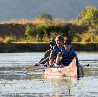 African wilderness meets old-fashioned hospitality here. As well as canoeing and boating, game drives are also offered.