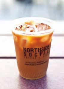 Iced coffee from Northside Social Coffee and Wine E.