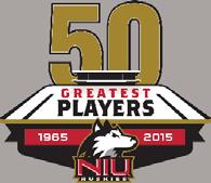 The 50 Greatest Players in Huskie Stadium history were presented by Compass Mortgage. NIU then counted down the Top 10 players in reverse order leading up to the 2015 season opener on September 5th.