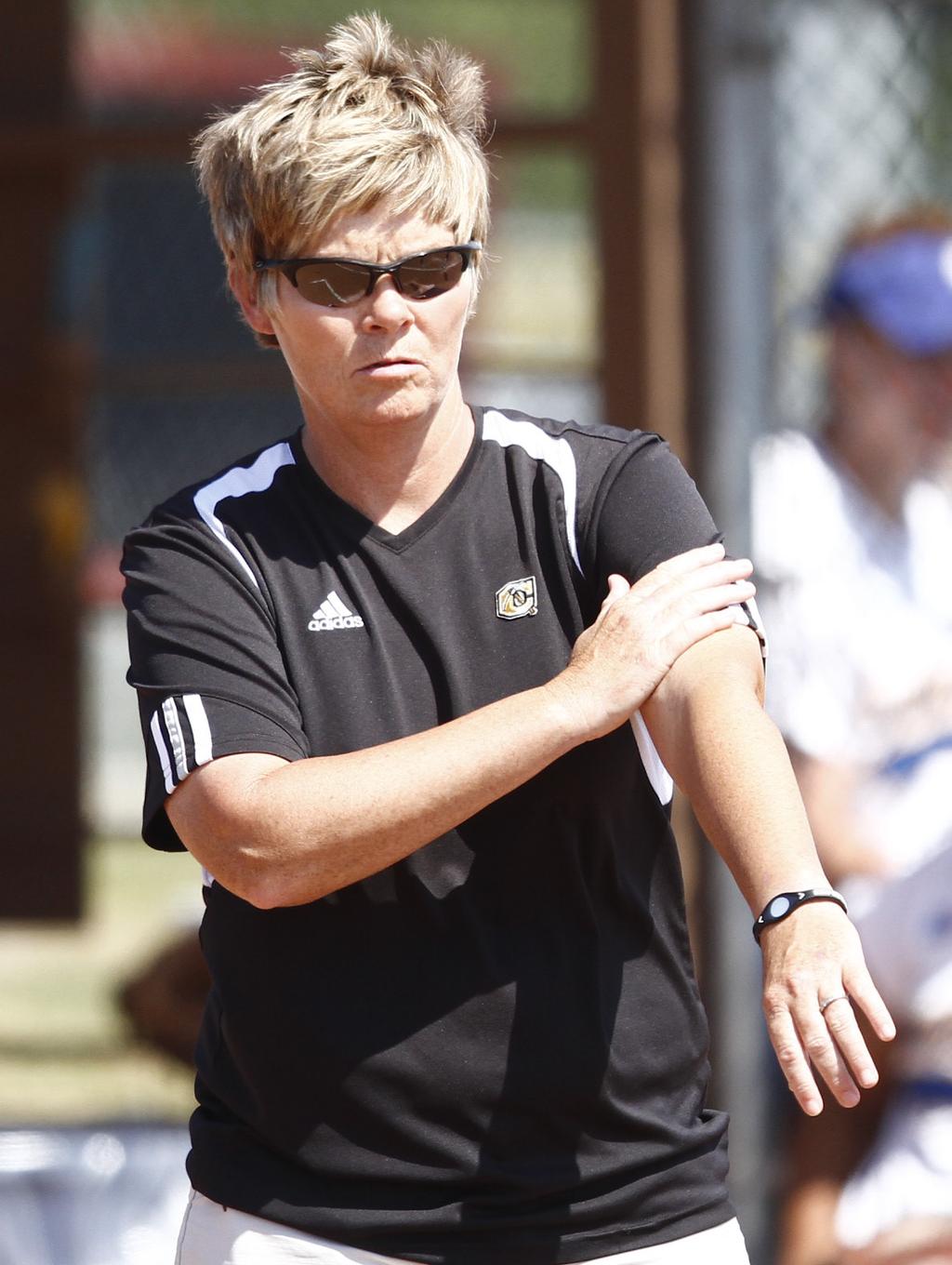 After the 2012 season Watson has put together 405 career wins as a head coach. During in her time at Cameron, Watson has won 105 games, including a 32 win season in 2009.