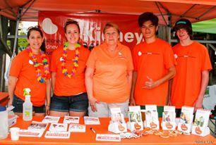 Visibility in the community! Let your community know that you care and are working to help in the fight against kidney disease.