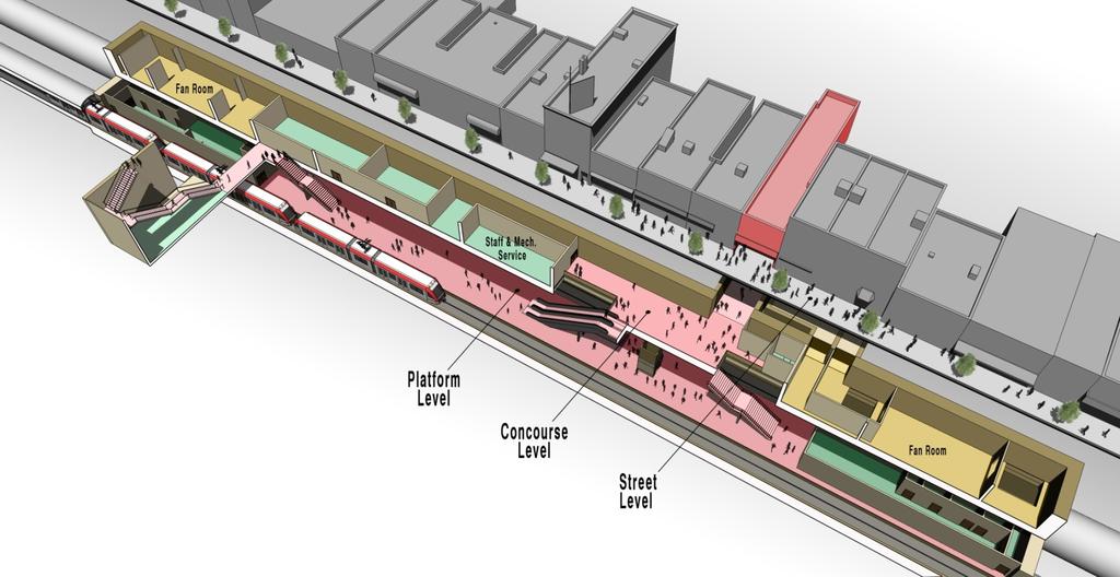 2/3/2012 11 Conceptual Design Typical Crosstown Station Urban Design and Architectural Guidelines have been developed: ensure positive change along the corridor guide individual
