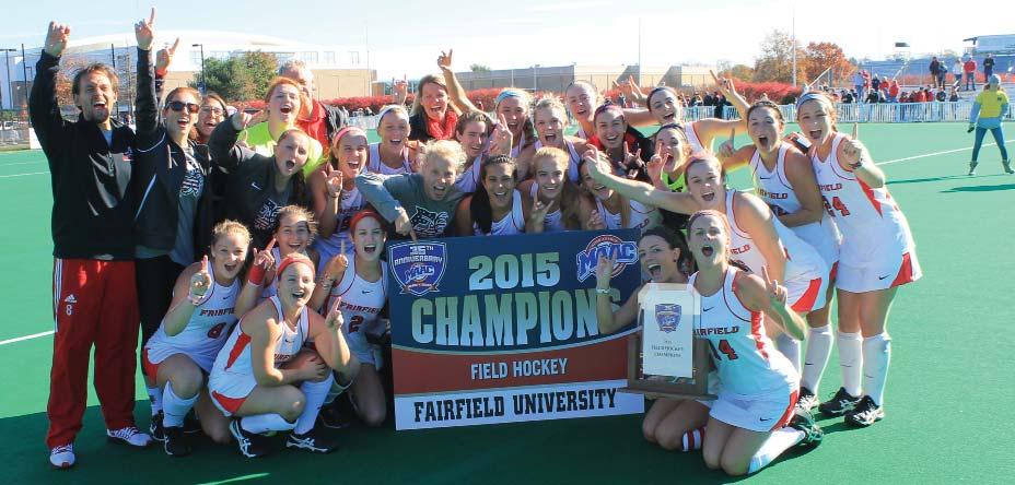 Fairfield Field Hockey Timeline Continued 2013 - The Stags earned their second consecutive America East Tournament berth after finishing with an 11-7 overall record.