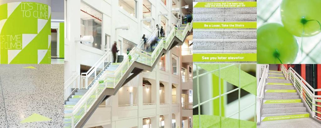 Building Strategies Stairs: signage and prompts Motivational