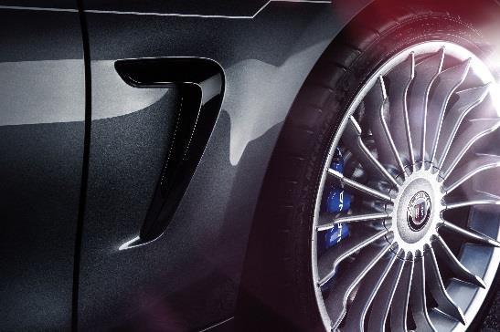 Wheels are ALPINA s legendary Classic style, in a new 19 design
