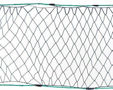 Flag gill netting Leaded gill netting Trammel gill netting Twine size Monofilament: #3, #4, #6, #8 and