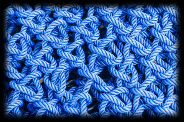hardwearing, easy to handle polyamide, polyester, polyethylene or polypropylene ropes are a necessity.