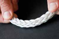 the rope and sets them in an optimal way, bringing them to a high-temperature and subjecting them to a constant load for a given time.