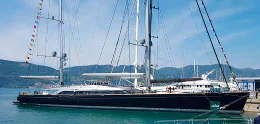 ONE AMONG ALL, THE PERINI NAVI SYBARIS : THE LARGEST SAILING