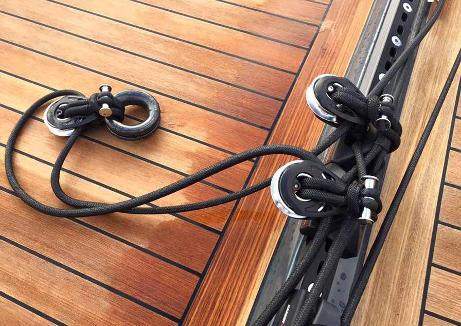 INTRO SUPER YACHT LINE ARMARE PRODUCES A VAST RANGE OF ROPES FOR RUNNING RIGGING AND MOORING SOLUTIONS, SUITABLE FOR SAILING AND