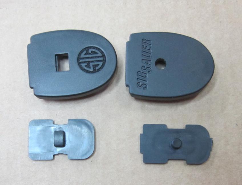 Factory Square (L) and Round (R) Basepads/Retaining Plates