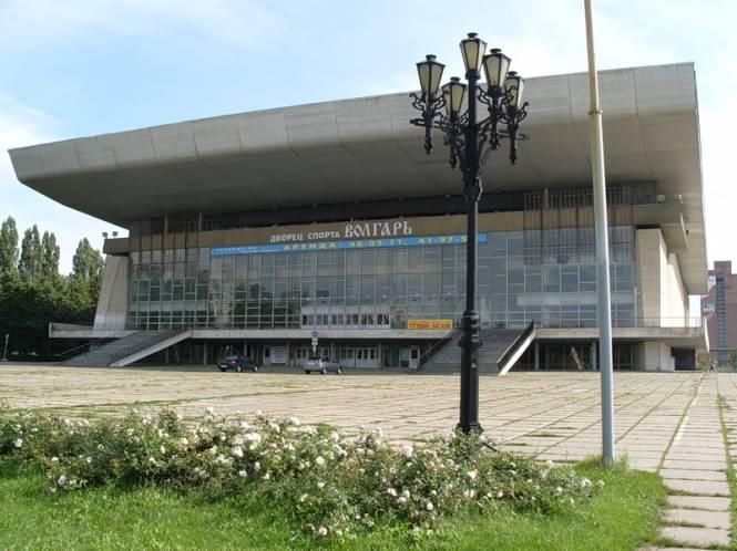 The northern section includes a concert hall and an ice arena.