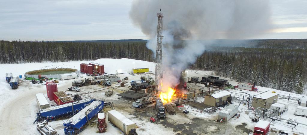 On Dec. 3, 2017 at approximately 10:51 a.m. MST, workers heard a loud bang followed by a gas release in the vicinity of the 0 and A wells. All personnel evacuated from the site.