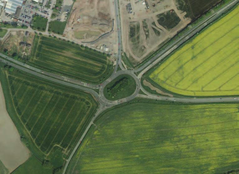 Aerial view of Wheatcroft roundabout Introduction Investing in our roads At Highways England we believe in a connected country and our network makes these connections happen.