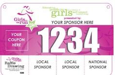 SPONSORSHIP OPPORTUNITIES $500 THE RUNNER 5k run medals for all girls at the fall 2017 5k Your name and logo fixed to every medal Stuffing of