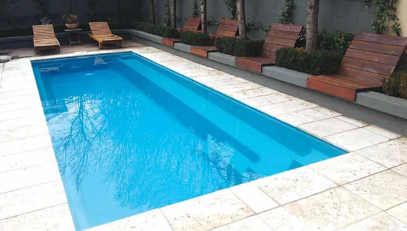 Harmony is a rectangular swimming pool with square corners that provides you with a modern and elegant design.
