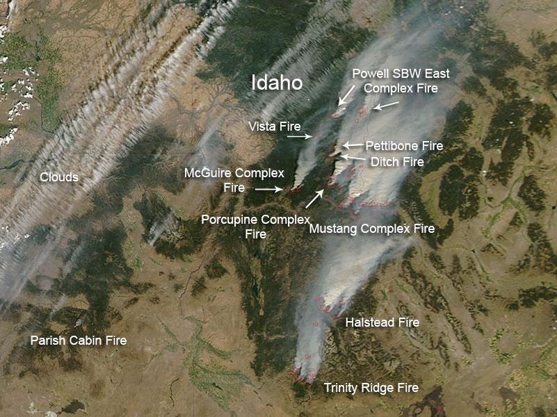 NASA Photo of Idaho