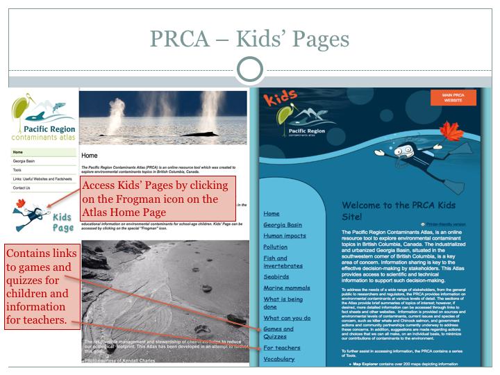 Slide 6: The PRCA has a connected site for younger audiences that can be accessed from the PRCA home page.