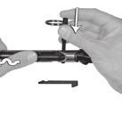 If the key does not come out with the barrel and tube assembly, be sure to remove it from the front of the frame (see Figure 4 on opposite page). 7.