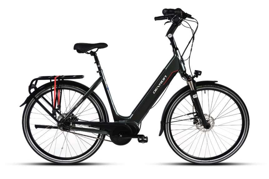 City E-Bike Women Semi-integrated Battery Color: black Devron 28426 26.