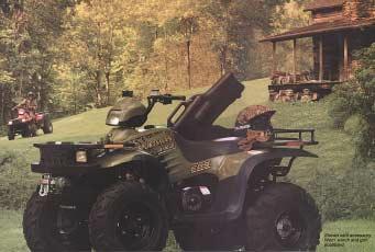 ATV OF THE HIGHEST CALIBER It happens every year. The metric manufactures set their sights on our Sportsman 500. They Fire off a copy machine, and miss by a mile. ATV magazines agree.