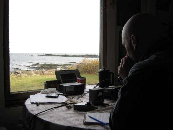 Mike tries his best to eek out an extra milliwatt or two for that elusive 20m voice powered QSO with Europe.
