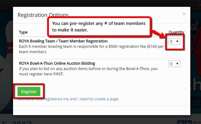 19. To register multiple team members at one time, as a Team Captain: a.