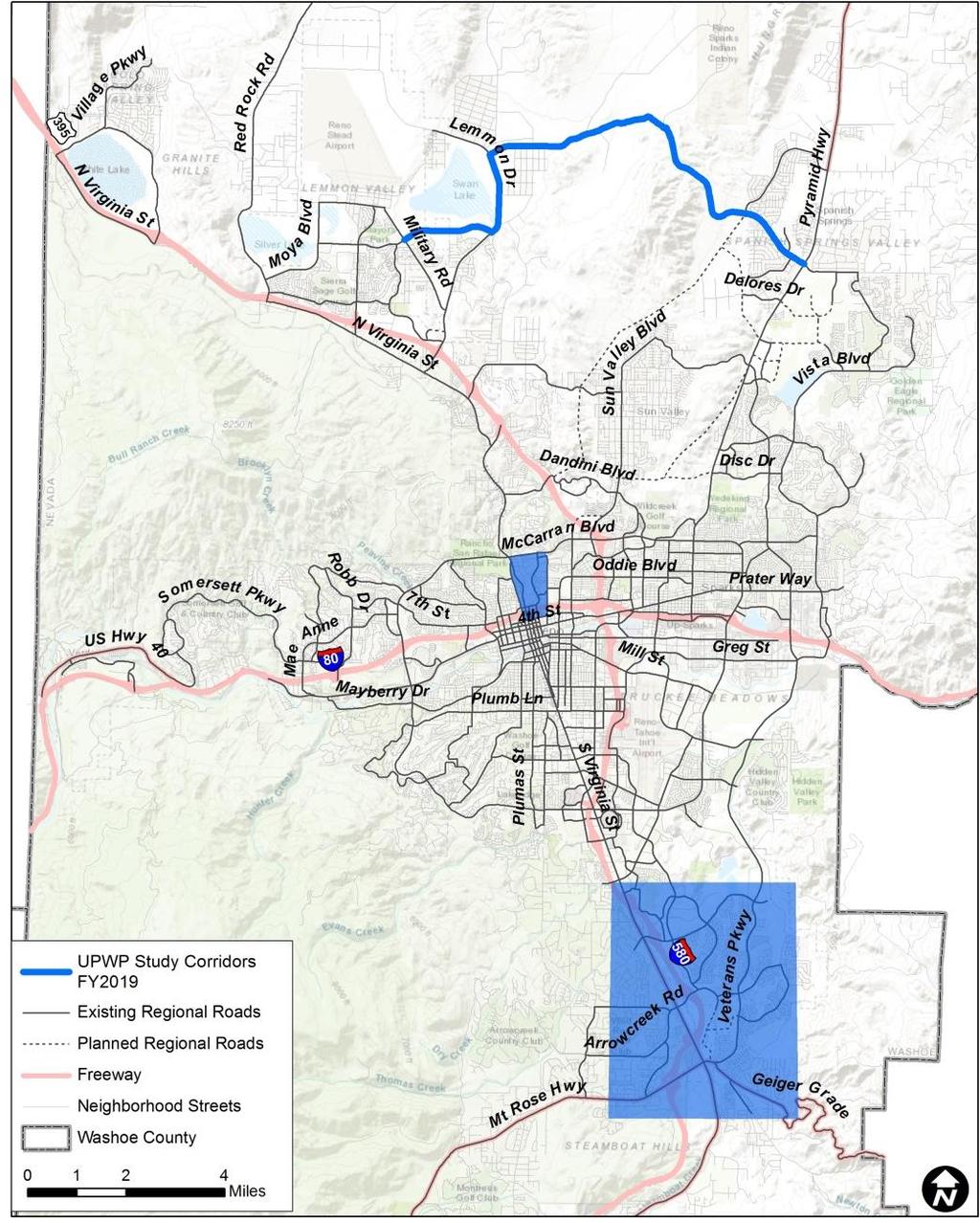 Upcoming Unified Planning Work Program (UPWP) Studies South Meadows Regional Transportation Study RFP in May Address multimodal