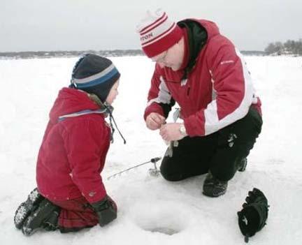 news page Have you ever gone ice fishing? First you must learn the rules. You may need a fishing license.