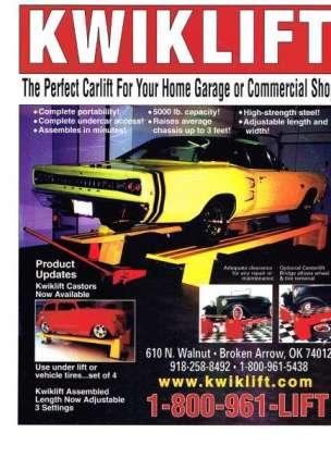 Corvette Parts For Sale Members, Before I list this item with other sources, I would like to offer this to the membership. I am selling my 5000 pound automobile Kwiklift.