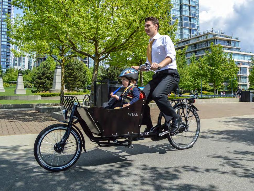 increase in cargo bike use with friendlier