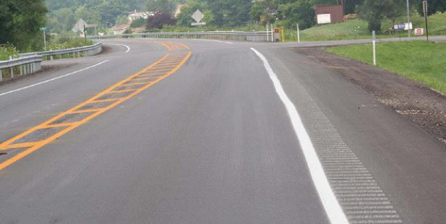 hazard of a raised median that could potentially increase the crash rate. The use of a painted median also decreases project cost and construction time. Figure 4.