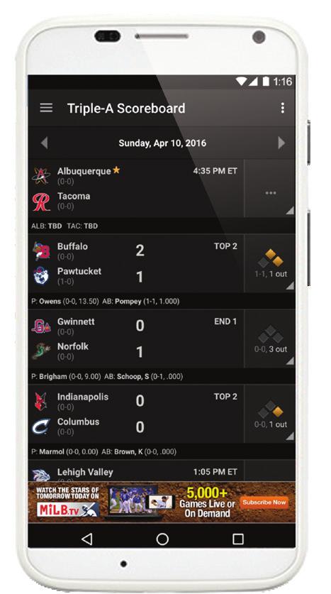 Download the First Pitch App today for FREE from the App Store or Google