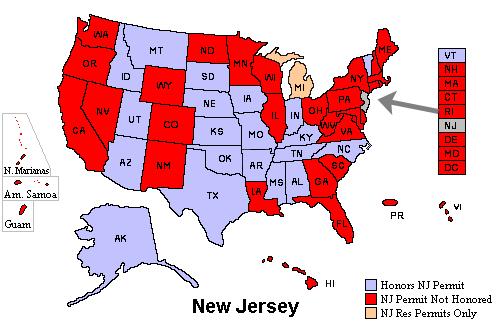 New Jersey May Issue Must Inform Officer: NO Links State Firearms Site CCW Application Application Instructions State FAQ Site State Statutes State Admin Rules State Attorney General NJ State Police