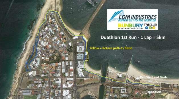 Course Maps Duathlon First Run