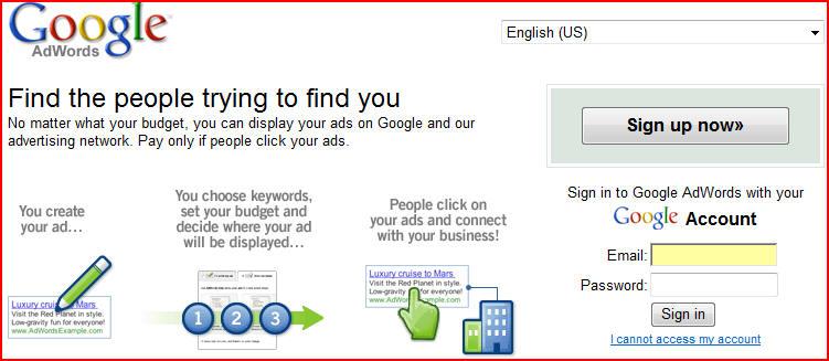 Pay-Per-Click - Adwords You can generate excellent sales promoting your affiliate link for False-Favourites using Google