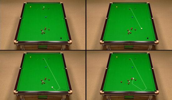 This technology is useful in cases where the cue ball touches the specified ball first or