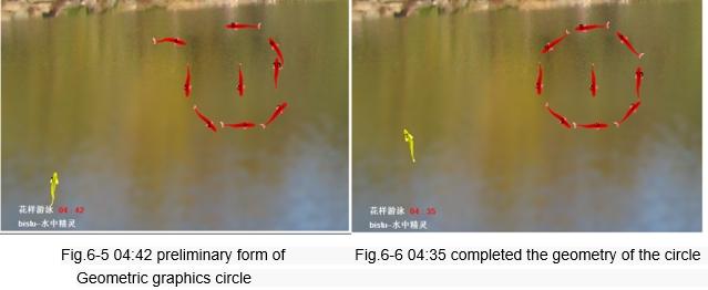 Implementation of keeping all the fish shape and same action Contest rules required to maintain the same shape and movement of fish more than five seconds.