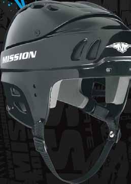 helmet and BAUER Concept II features and benefits combined Face protector comes completely assembled to helmet CSA, HECC, CE certified Colors: Blk, Wht Sizes: S, M, L M1505 Wire Combo MISSION M1505