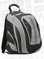 Black/Grey MISSION Stick Bag # 1035096 Materials: 600D Hexagon Ripstop Nylon Features: #10 Zippers, Holds 3-4 player sticks, 1-2 Goalie sticks Printed MISSION logos,