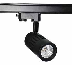 Compact rail mounted LED projector series 19 7 131 Round LED projector 15 W angle 38-15 -12-135
