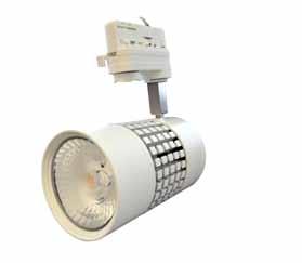 Compact rail mounted LED projector series 129 146 Round LED projector 25 W angle 38-15 -12-135 -15 15 135 12 15 -.