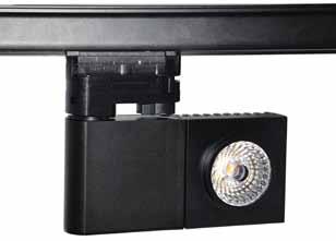 Compact rail mounted LED projector series Square LED projector 12 W angle 38-15 -12-135 -15 15