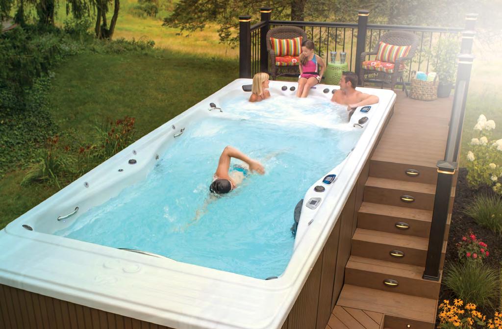 MP MOMENTUM D, a hot tub and swim spa the best of both worlds.
