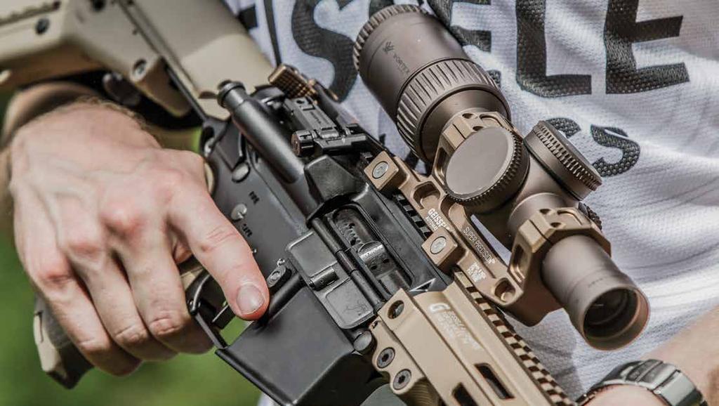 SUPER PRECISION OPTIC MOUNTS A U.S. Special Operations customer asked Geissele to make them an ultra high quality, bomb proof scope mounting system that met their mission critical return to zero requirements.